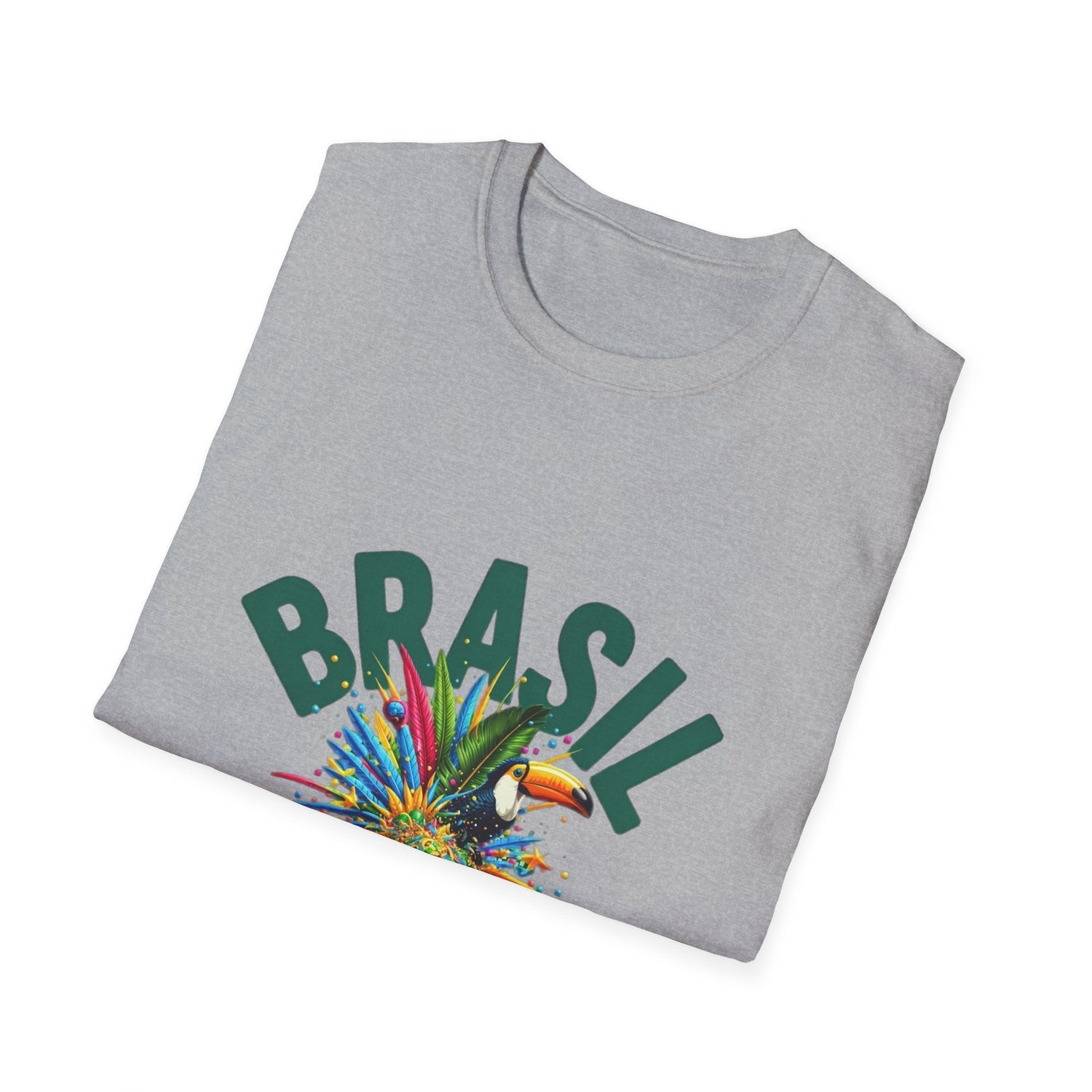 Brasil Tropical T-Shirt – Colorful Carnival Pineapple Graphic Tee Printify