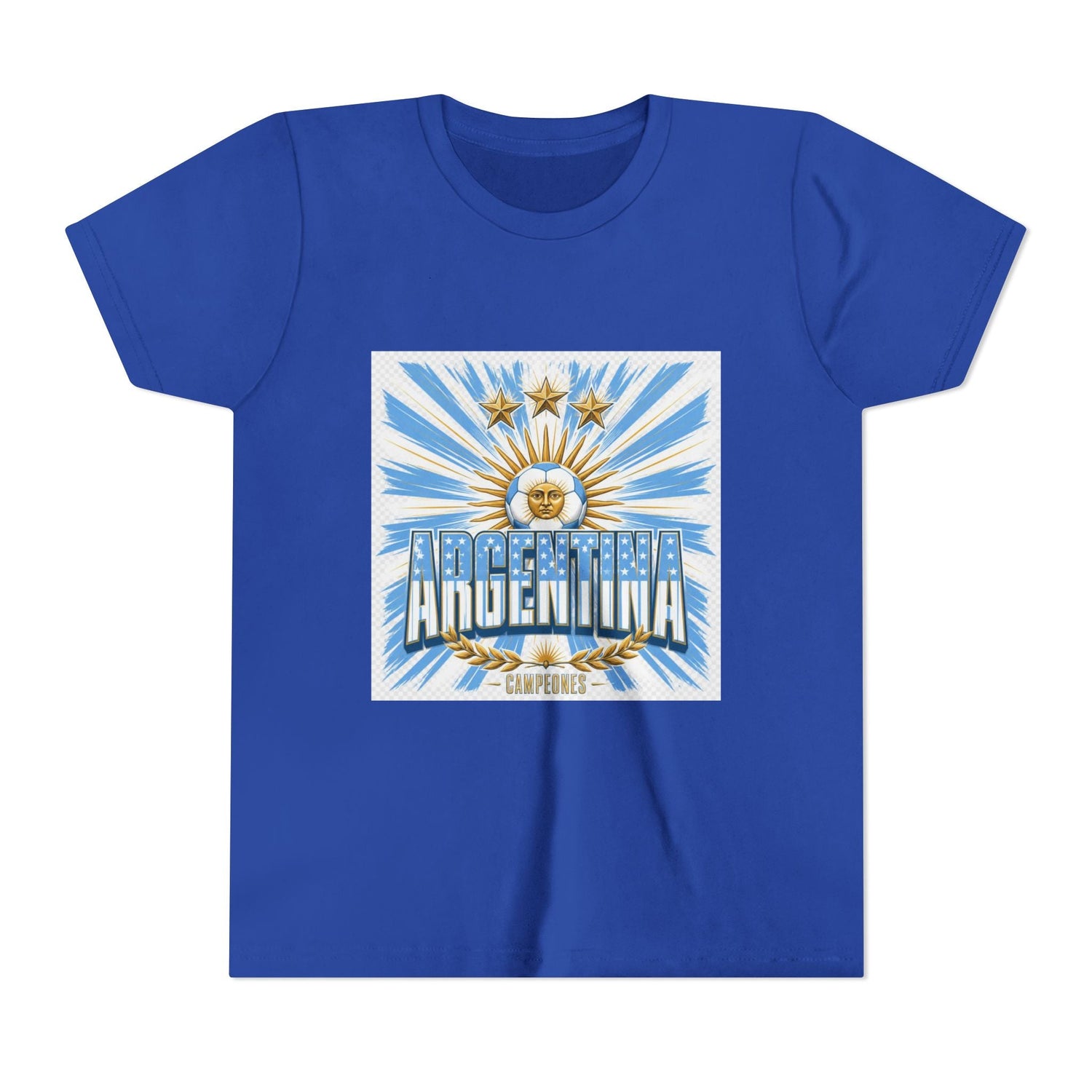Argentina Youth Tee — Sun of May Flag Design Printify