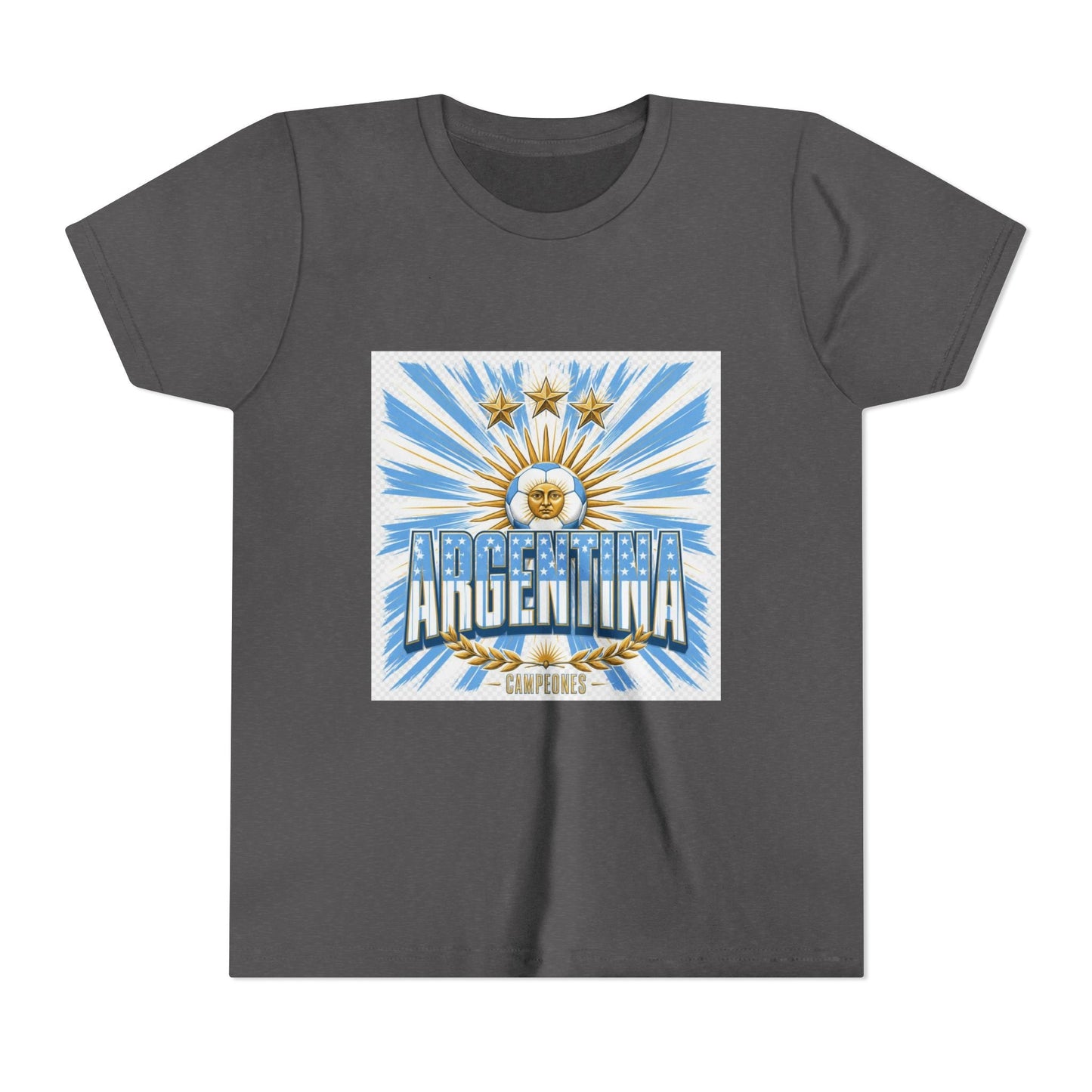 Argentina Youth Tee — Sun of May Flag Design Printify