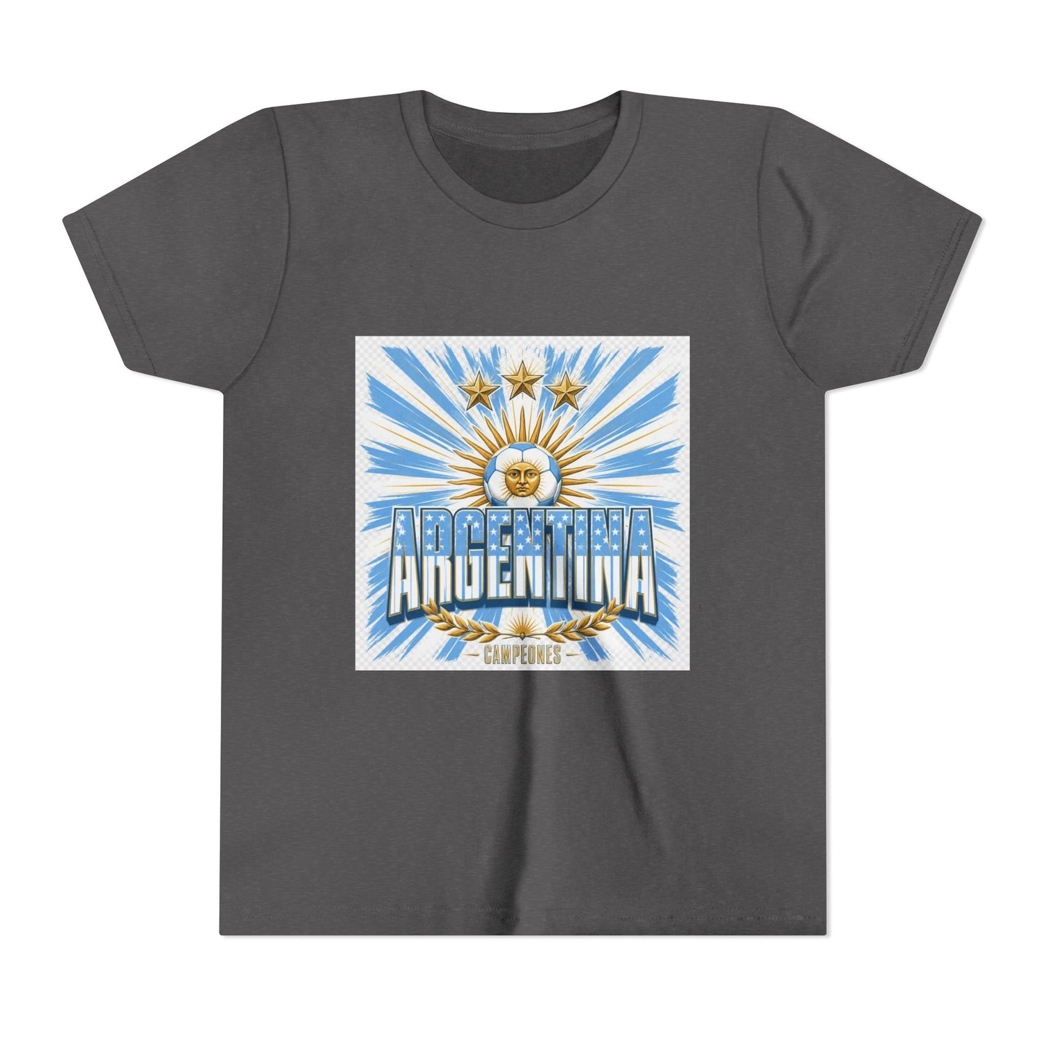 Argentina Youth Tee — Sun of May Flag Design Printify