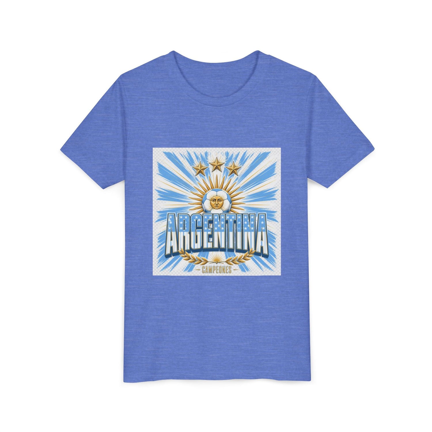 Argentina Youth Tee — Sun of May Flag Design Printify