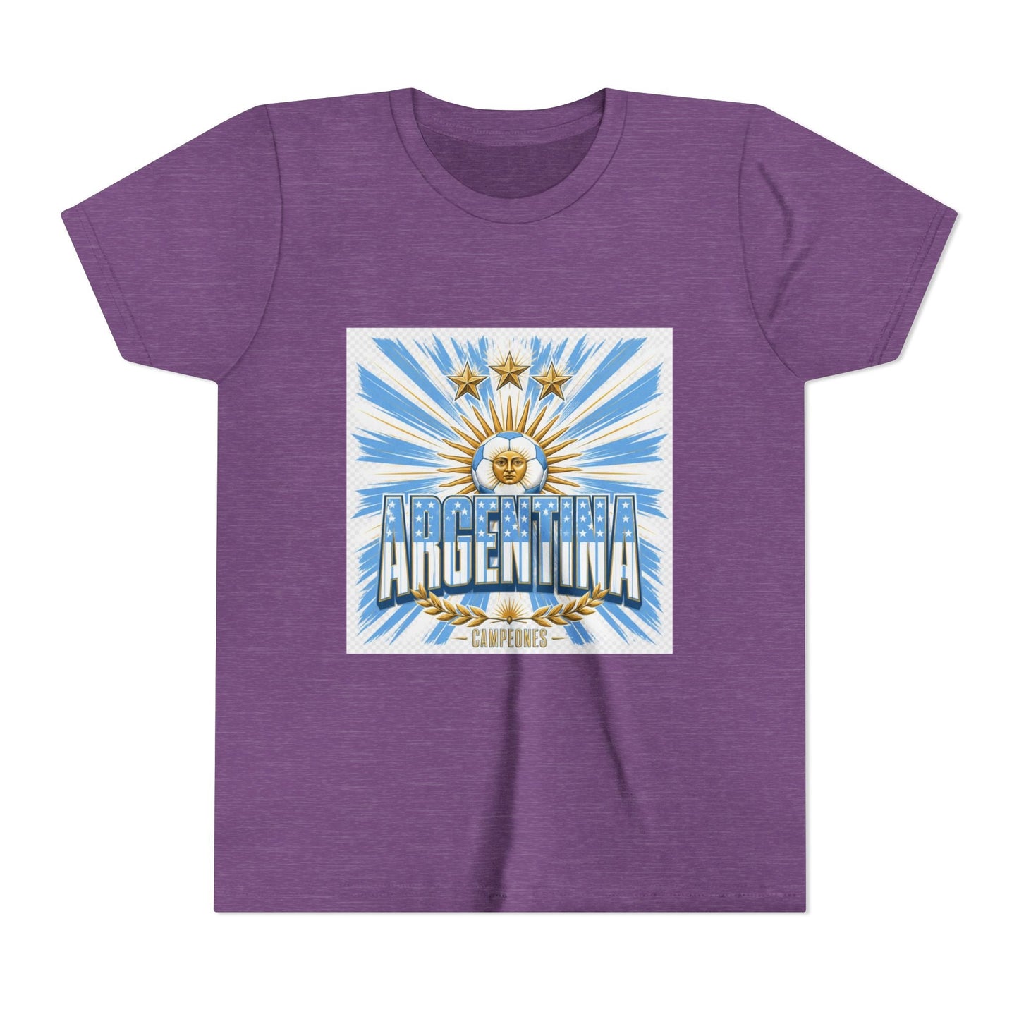 Argentina Youth Tee — Sun of May Flag Design Printify