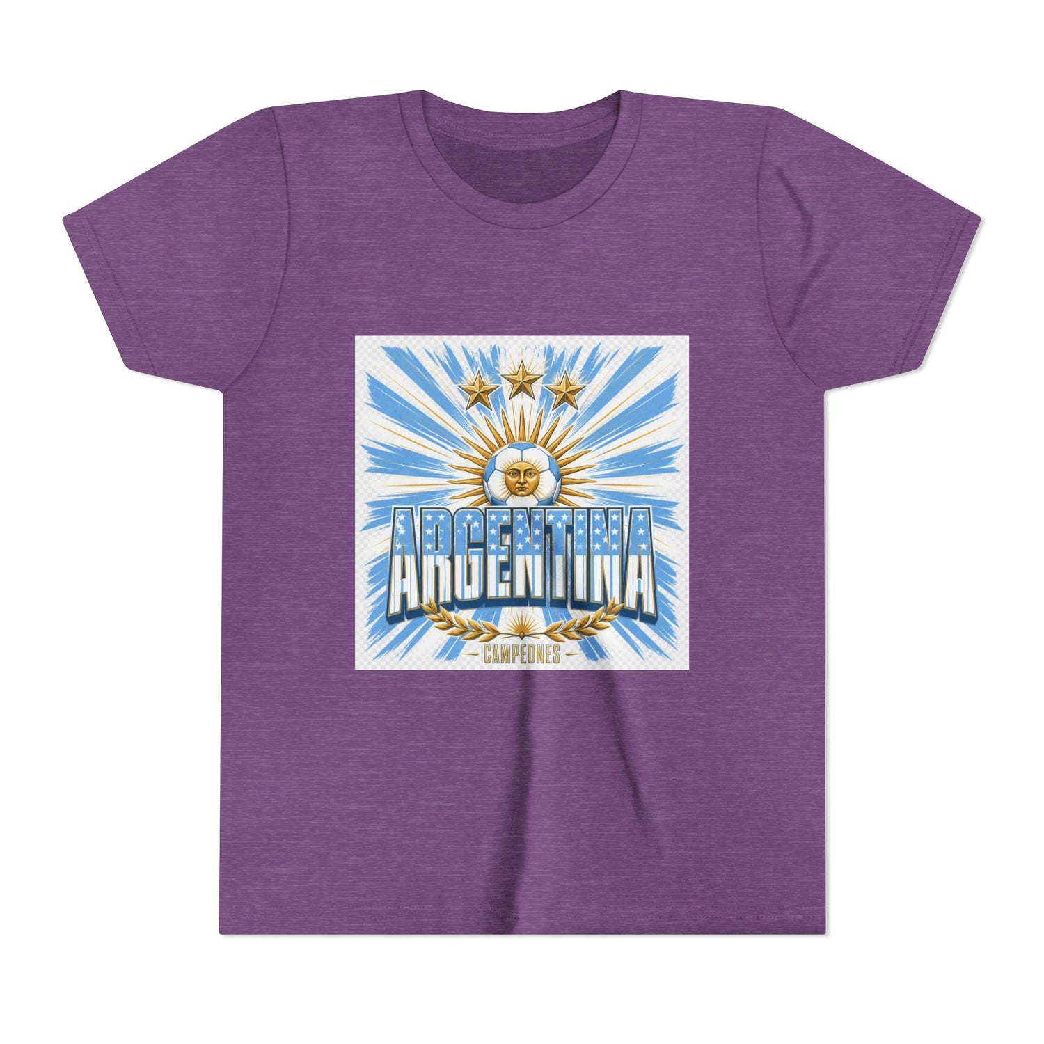Argentina Youth Tee — Sun of May Flag Design Printify