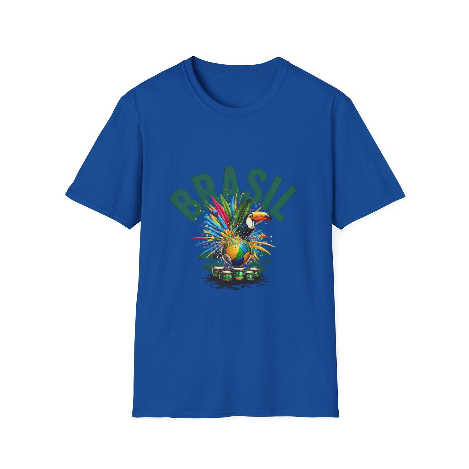 Brasil Tropical T-Shirt – Colorful Carnival Pineapple Graphic Tee Printify