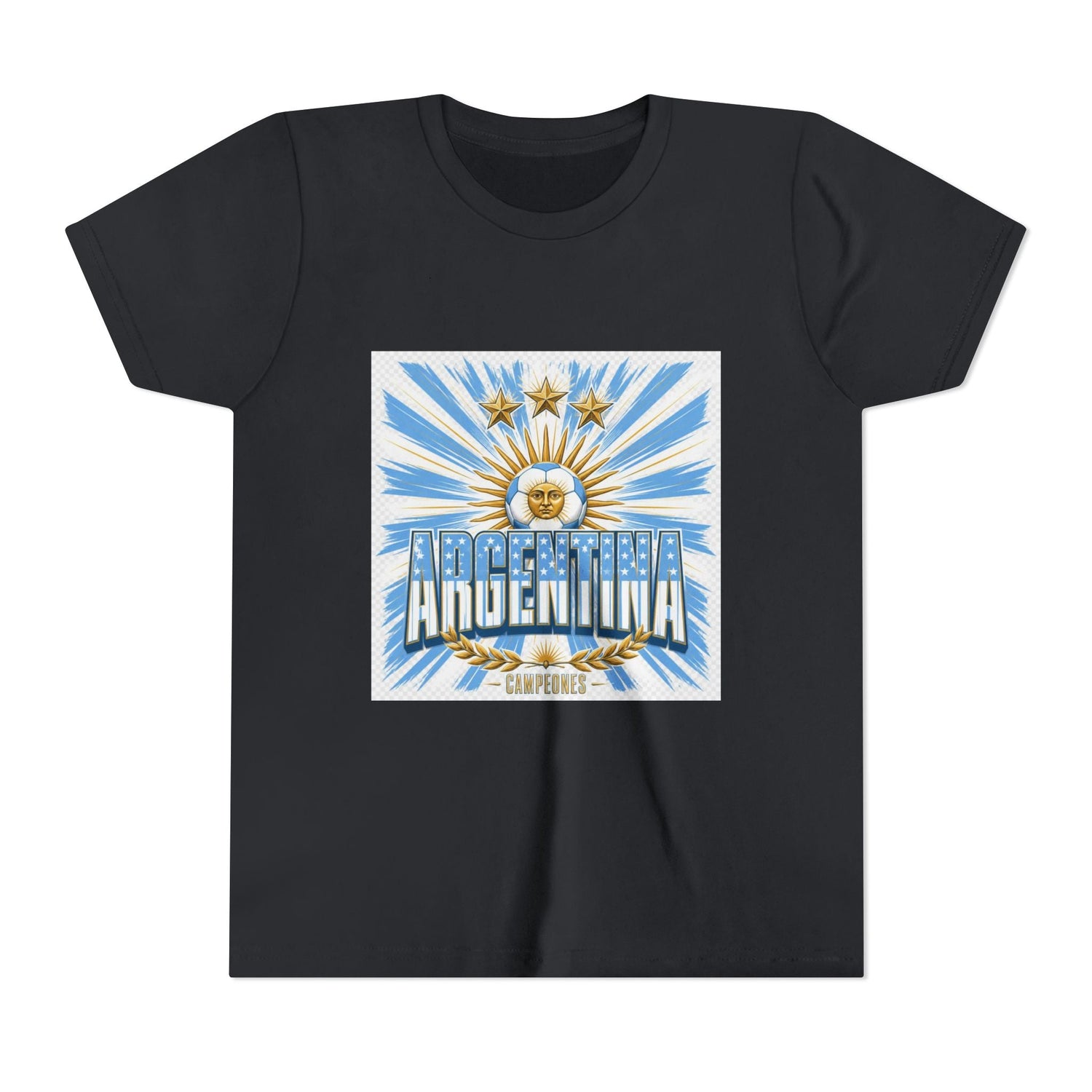 Argentina Youth Tee — Sun of May Flag Design Printify