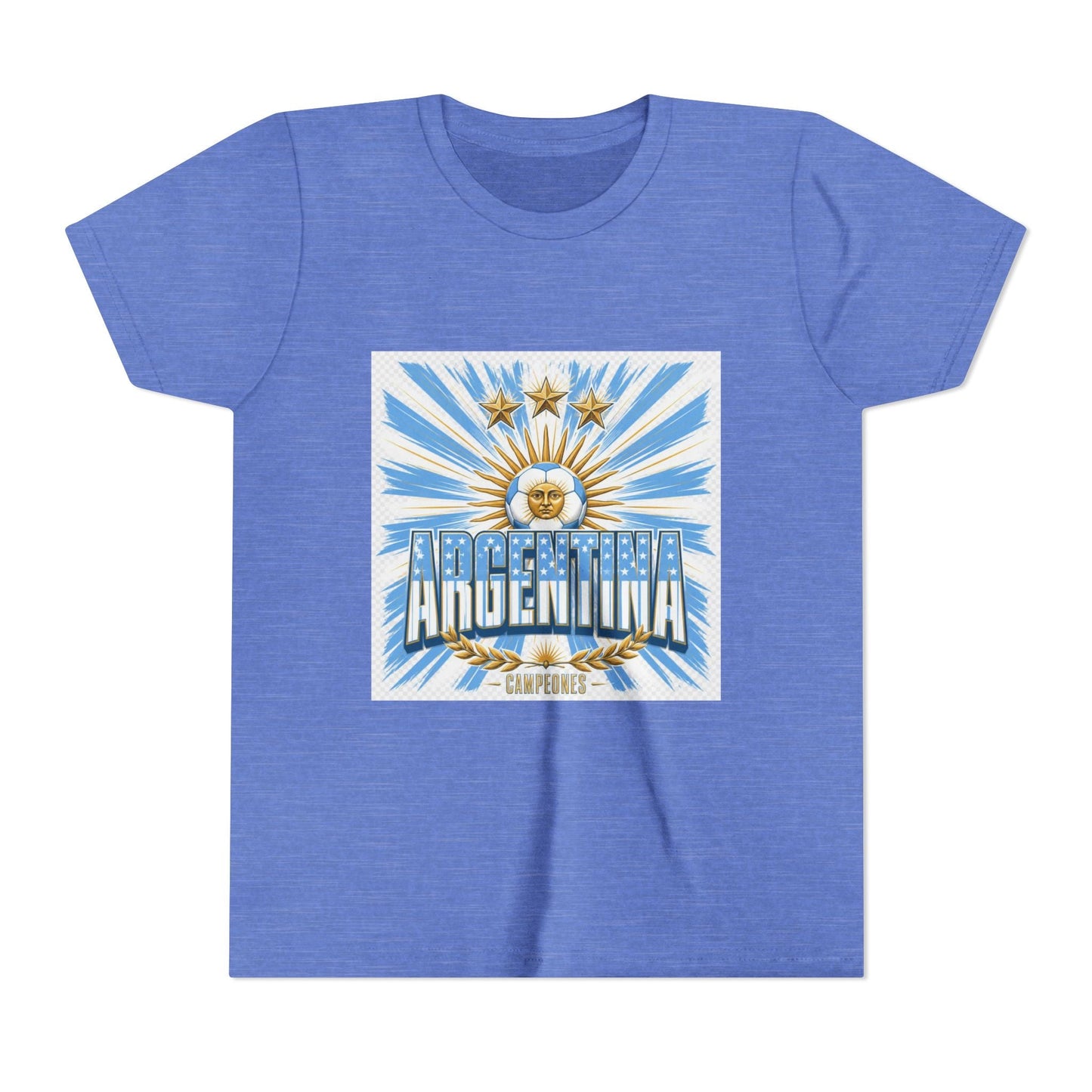 Argentina Youth Tee — Sun of May Flag Design Printify