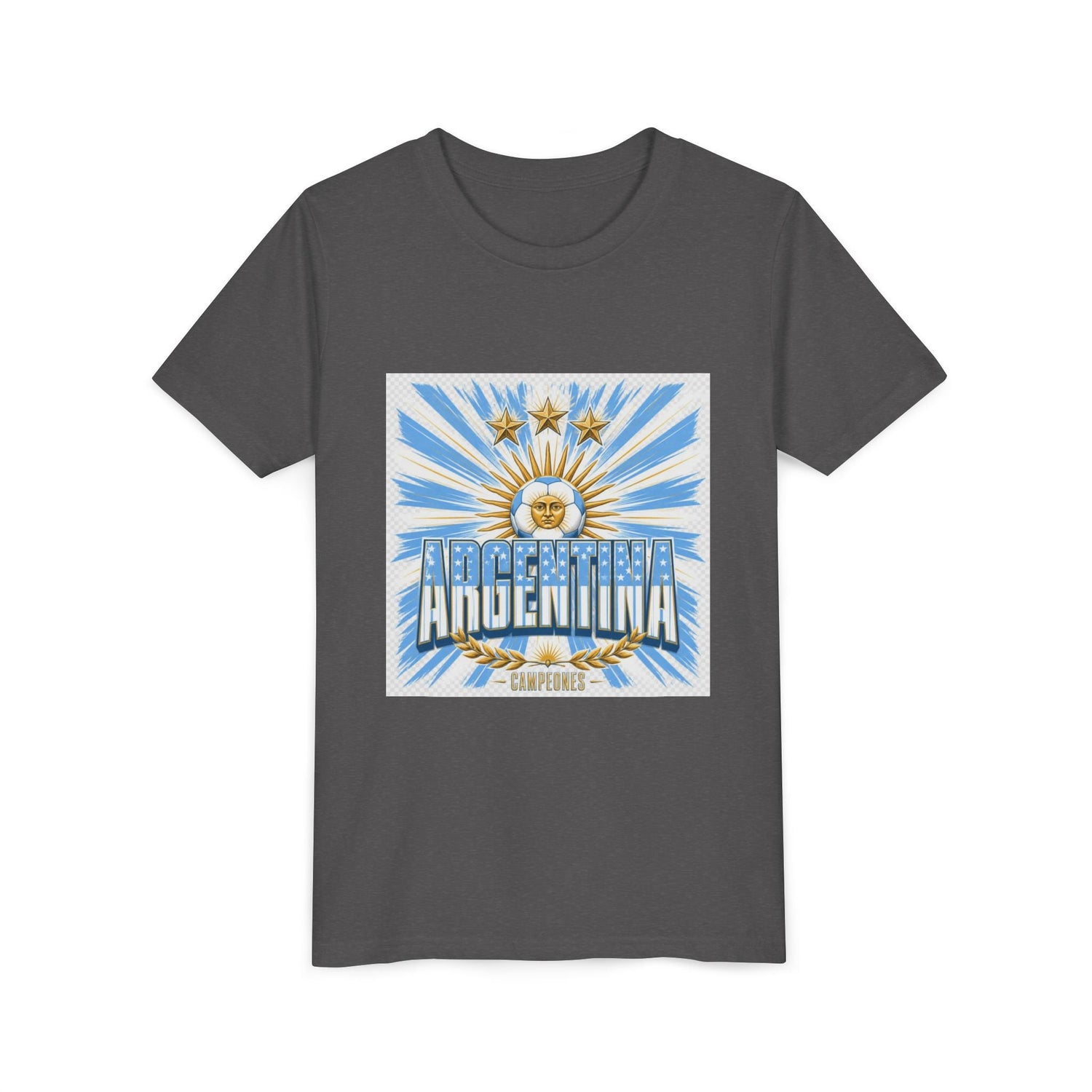 Argentina Youth Tee — Sun of May Flag Design Printify
