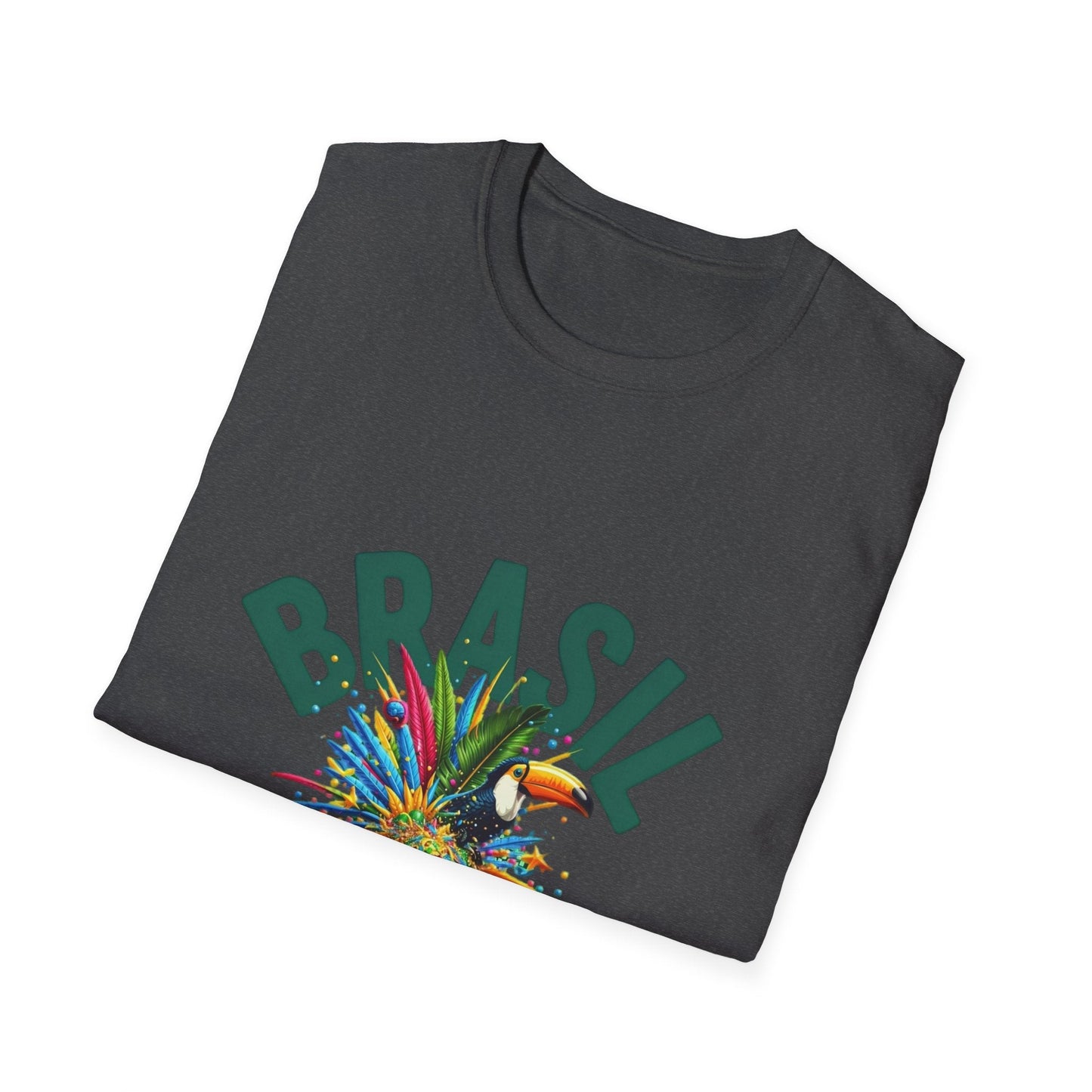 Brasil Tropical T-Shirt – Colorful Carnival Pineapple Graphic Tee Printify