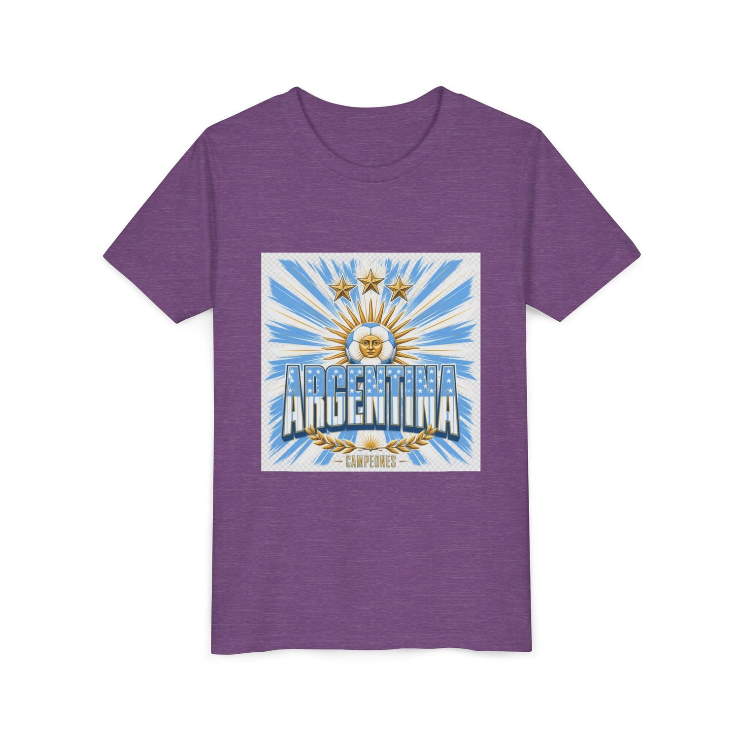 Argentina Youth Tee — Sun of May Flag Design Printify