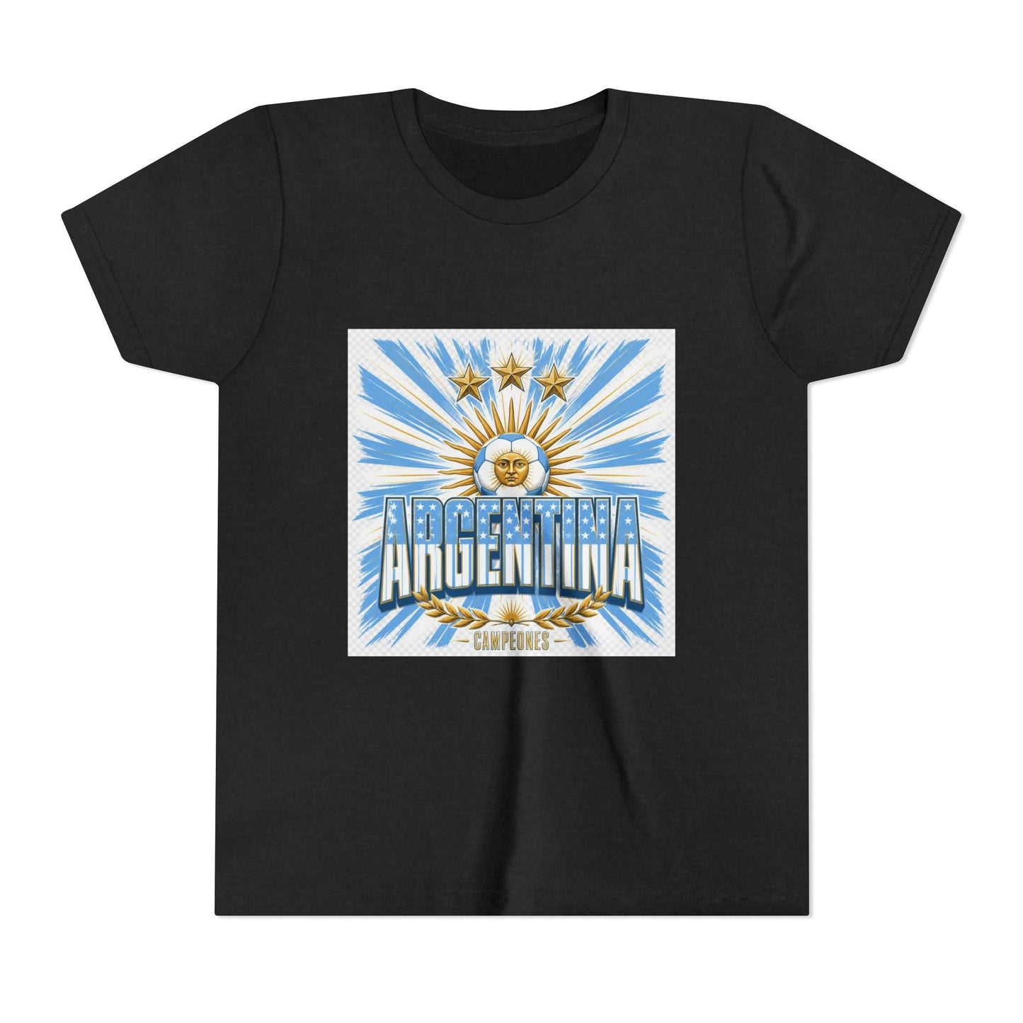 Argentina Youth Tee — Sun of May Flag Design Printify