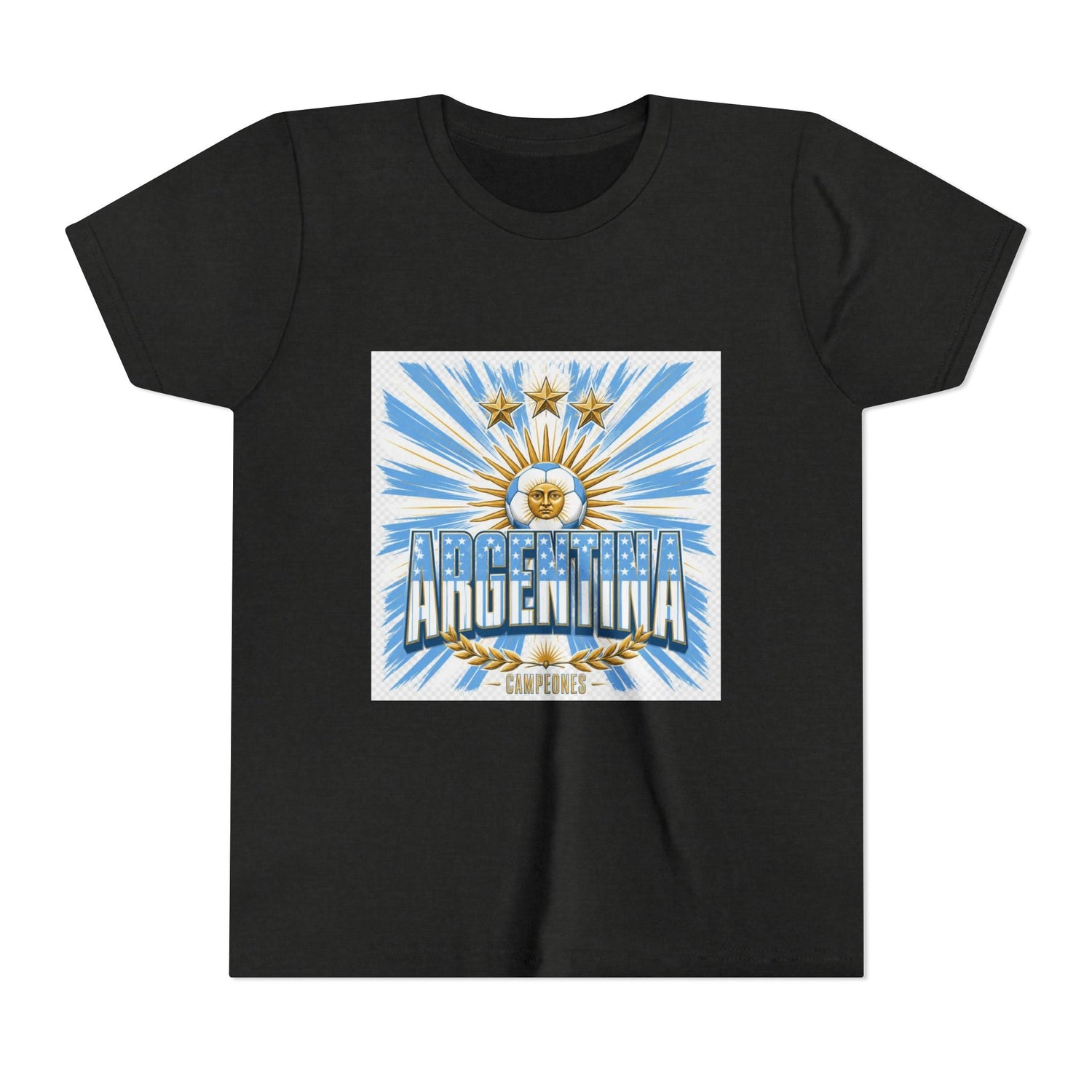 Argentina Youth Tee — Sun of May Flag Design Printify