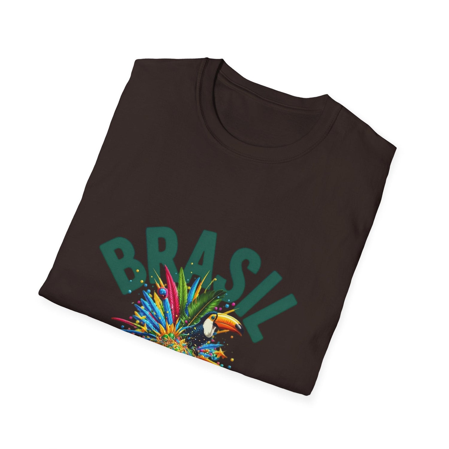 Brasil Tropical T-Shirt – Colorful Carnival Pineapple Graphic Tee Printify