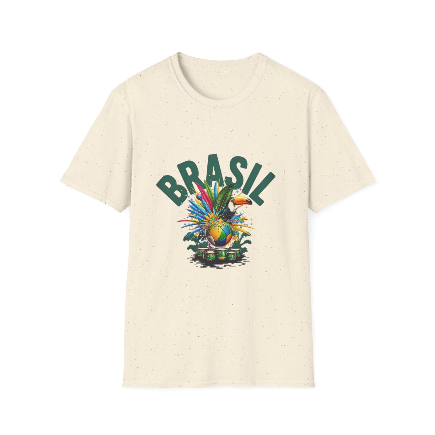 Brasil Tropical T-Shirt – Colorful Carnival Pineapple Graphic Tee Printify