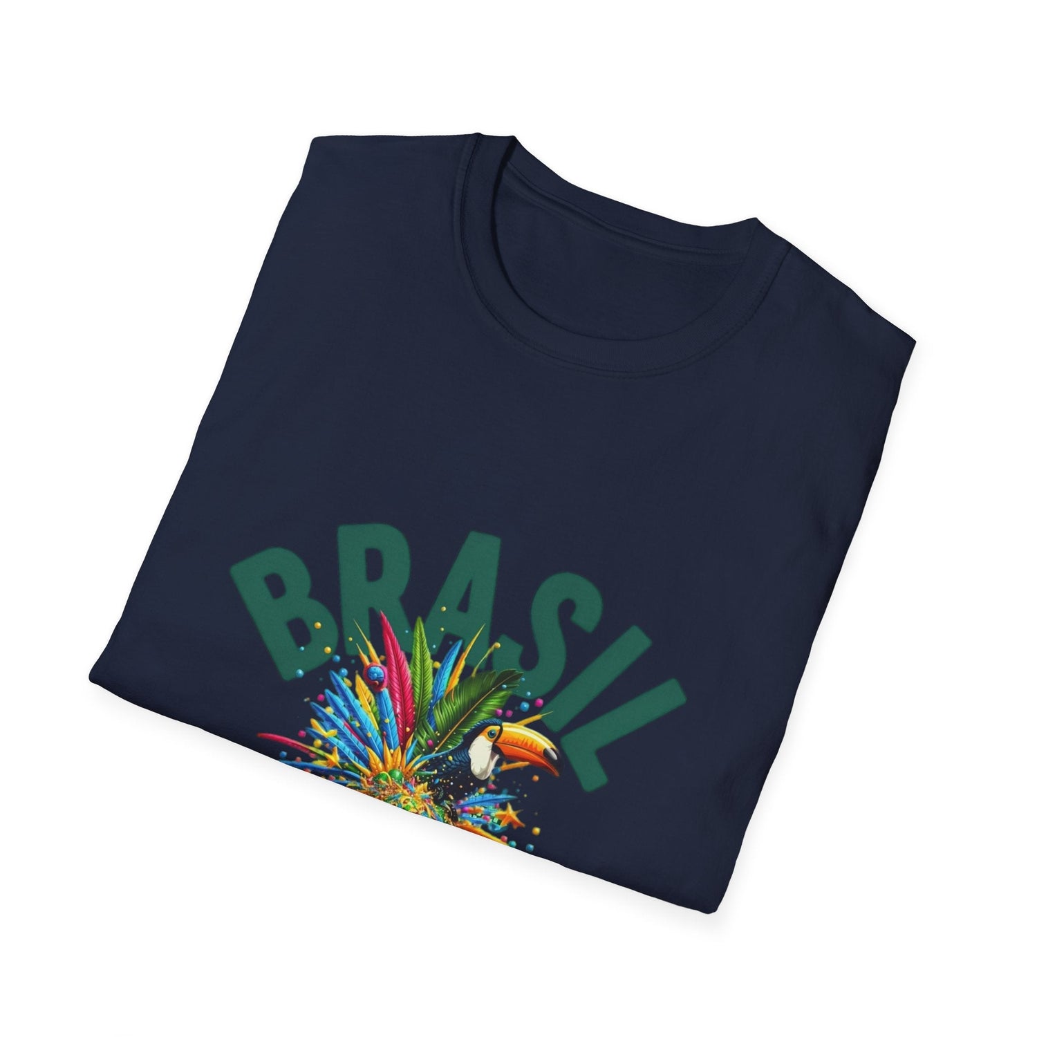 Brasil Tropical T-Shirt – Colorful Carnival Pineapple Graphic Tee Printify