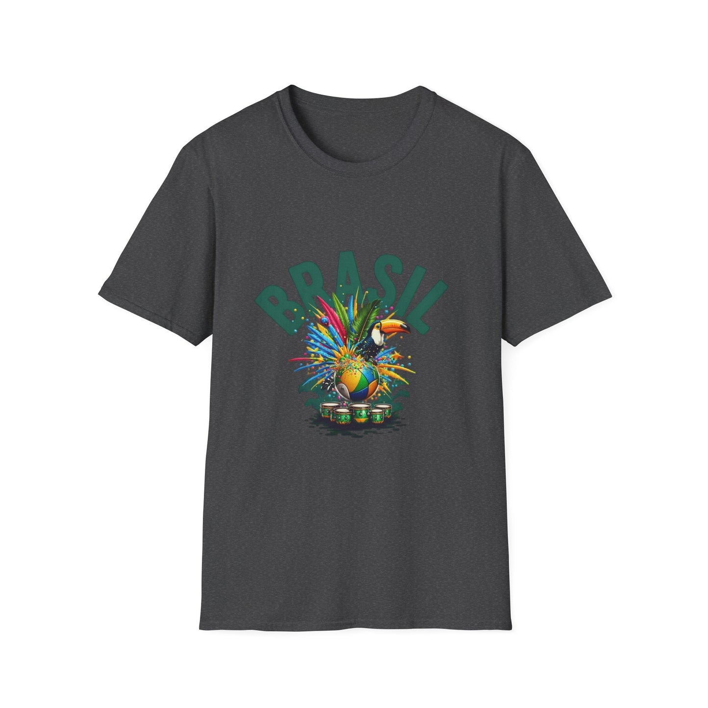 Brasil Tropical T-Shirt – Colorful Carnival Pineapple Graphic Tee Printify