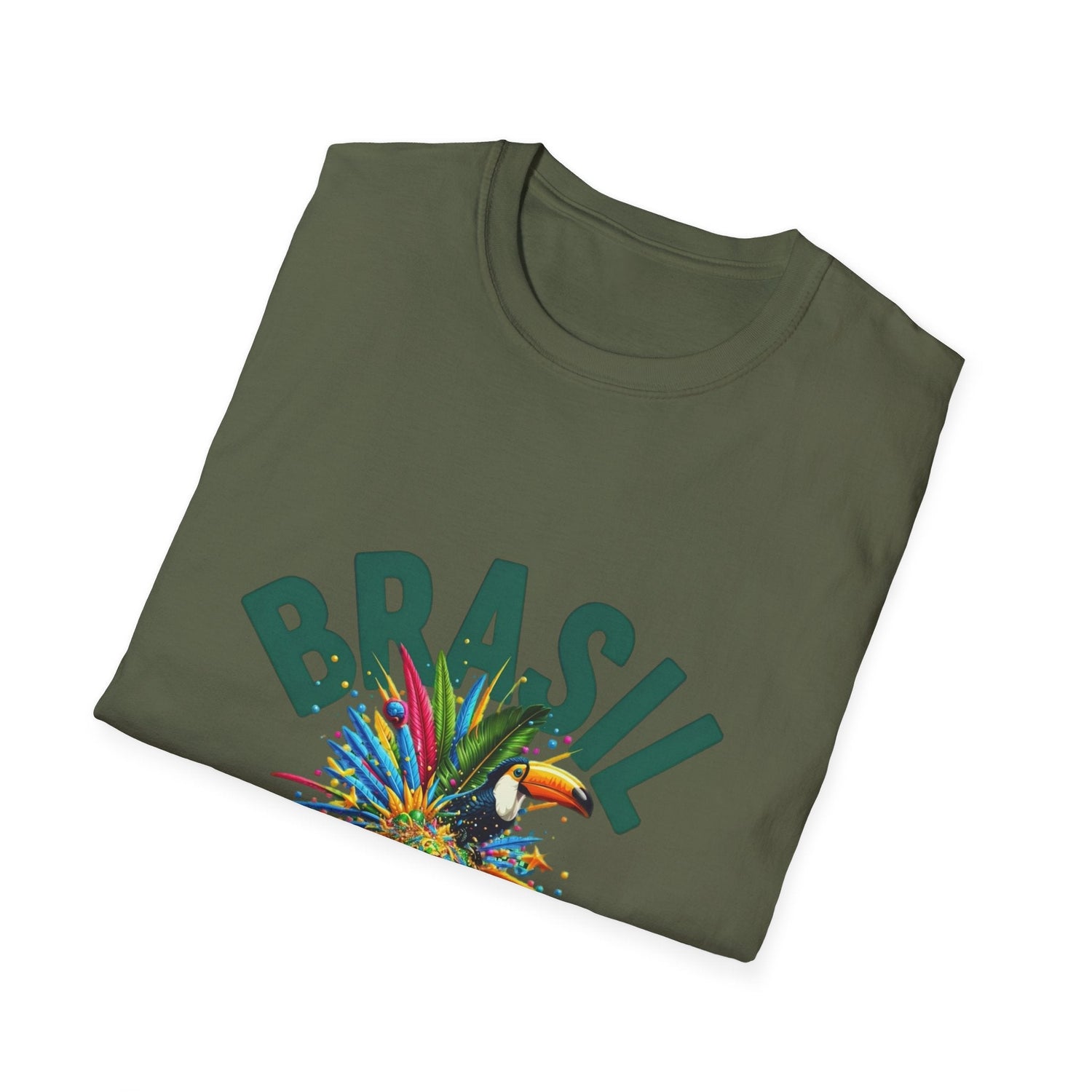 Brasil Tropical T-Shirt – Colorful Carnival Pineapple Graphic Tee Printify