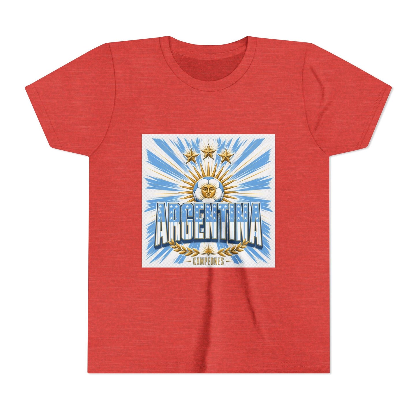 Argentina Youth Tee — Sun of May Flag Design Printify