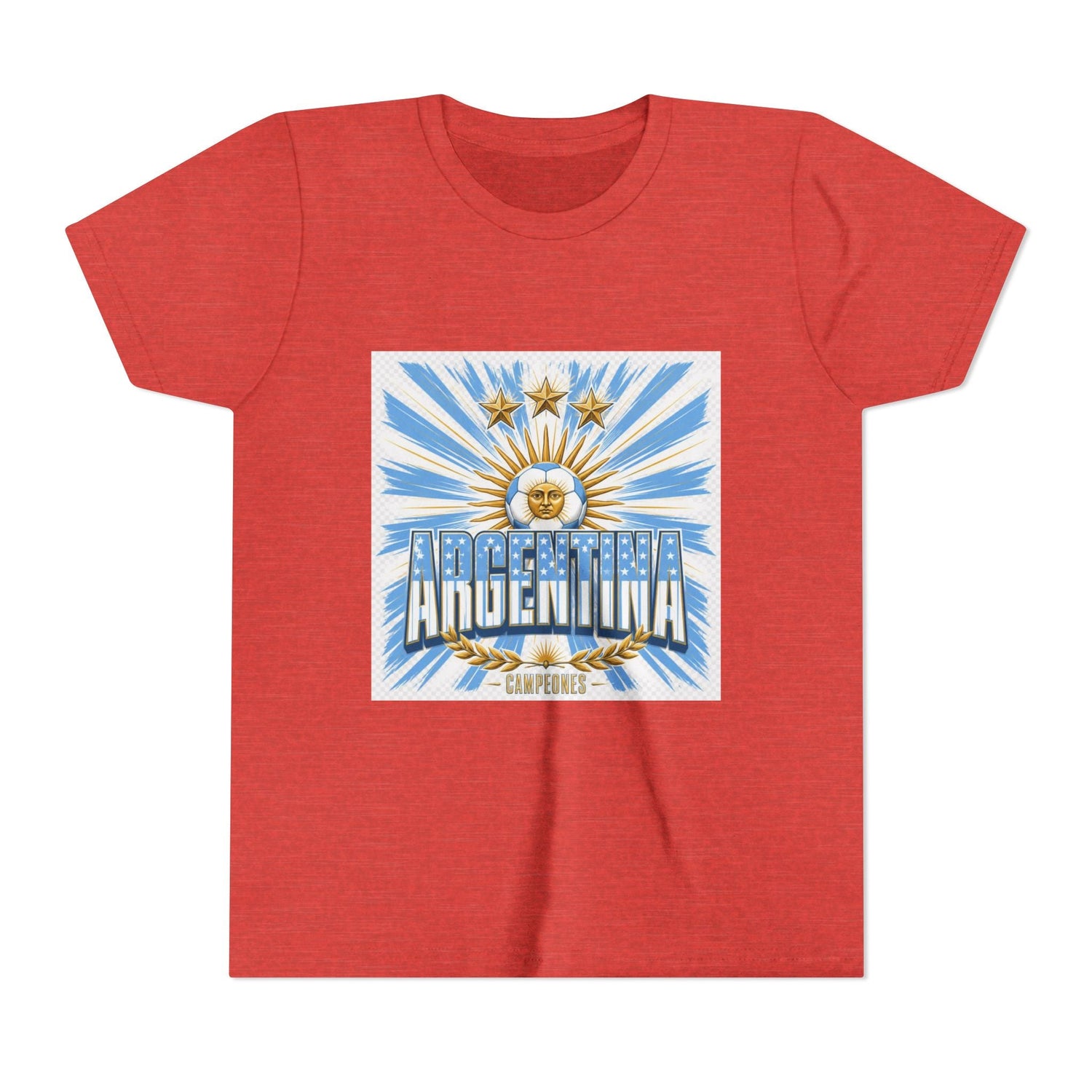 Argentina Youth Tee — Sun of May Flag Design Printify