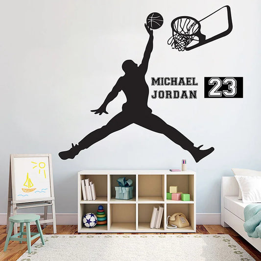 Basketball Player Vinyl Wall Sticker