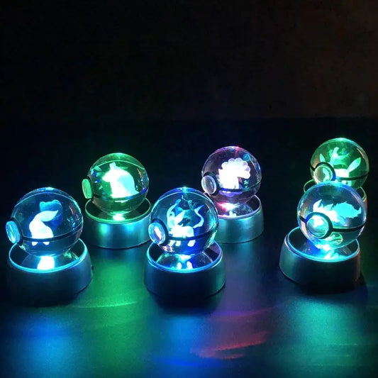 PokΓ©mon Magic with Our 3D Laser Engraved Crystal Ball Zagiz