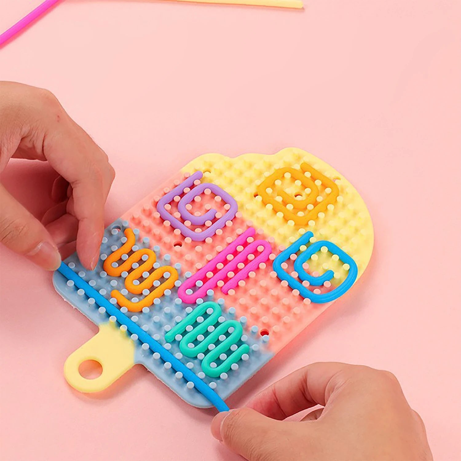 Sensory Space Activity Board Decompression Board Silicone Children's Day Puzzle Toy Zagiz
