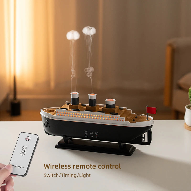 Titanic Ship Model Decoration Air Humidifier Oil Diffuser Zagiz