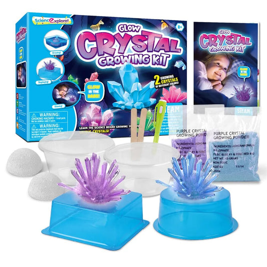 DIY Handmade Glow Crystal Planting Crystallization Chemical Experiment Set For Kids