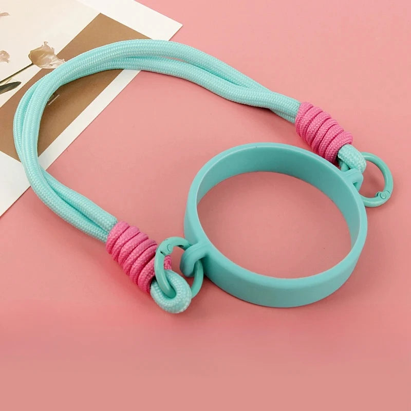 Water Bottle Handle Strap Silicone Water Bottle Sling Carrier Holder Strap Universal Fits Most 8-40oz Bottles Cup Accessories Zagiz