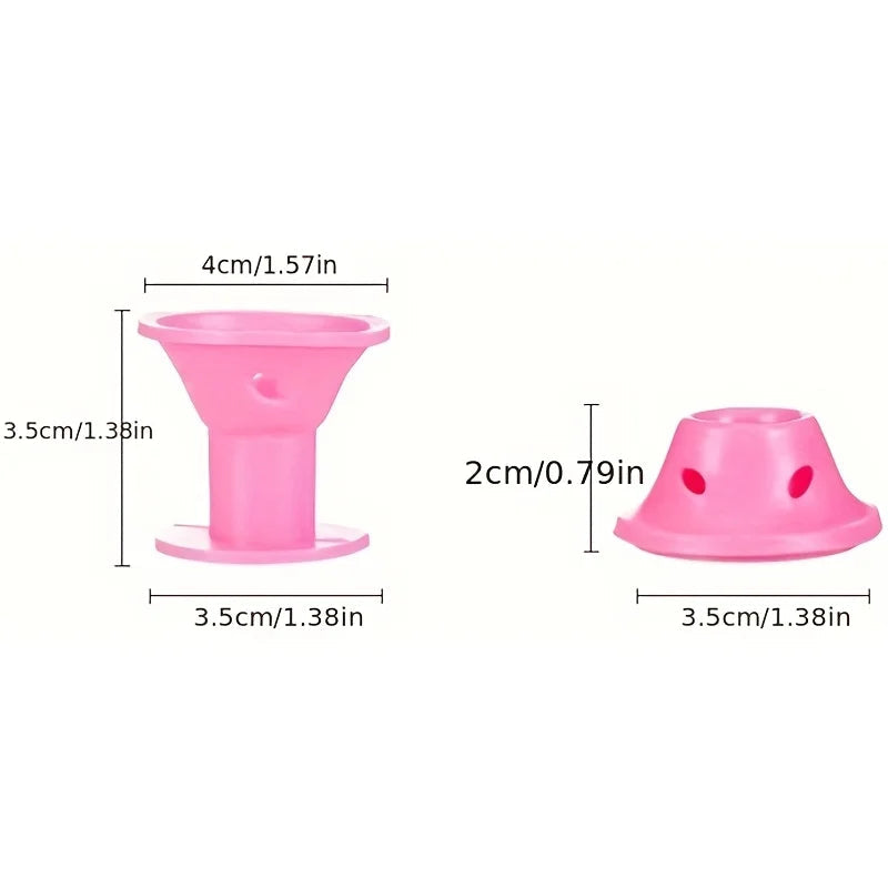 30pcs Hair Curlers, Women's Heatless Curlers, Soft Mushroom Shape Curling Tool, Shell Shape Spiral Curlers for All Hair Types Zagiz