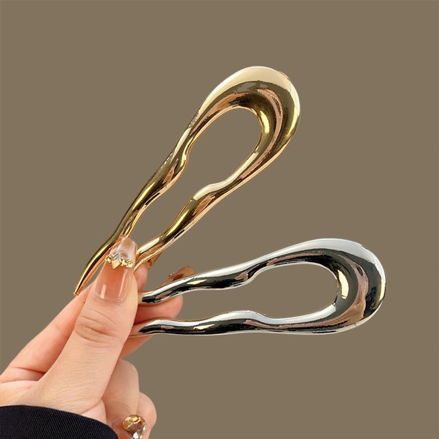 Vintage U Shape Hairpins Alloy Metal Hair Sticks Women Girls Hair Accessories for Bun Chignon Wedding Party Elegant Styling Zagiz