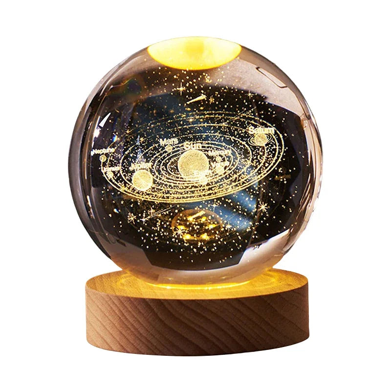 Luminous Crystal Ball LED Night Light Zagiz