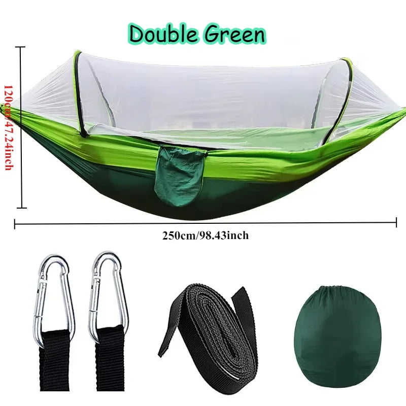 Outdoor Camping Hammock Hanging Bed with Mosquito Net Zagiz