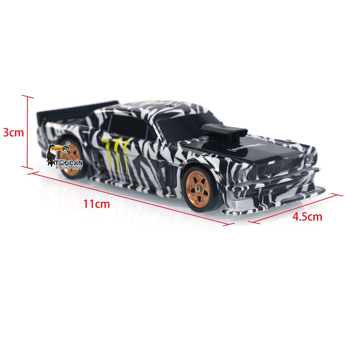 4WD High-Speed 1/43 RC Mini Race Cars 2.4g Radio Control Drift Car