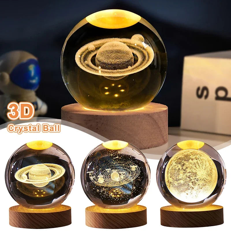 Luminous Crystal Ball LED Night Light Zagiz