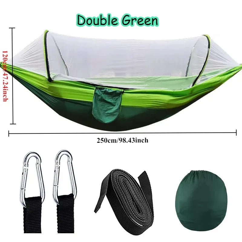 Outdoor Camping Hammock Hanging Bed with Mosquito Net Zagiz