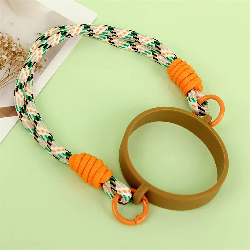 Water Bottle Handle Strap Silicone Water Bottle Sling Carrier Holder Strap Universal Fits Most 8-40oz Bottles Cup Accessories Zagiz