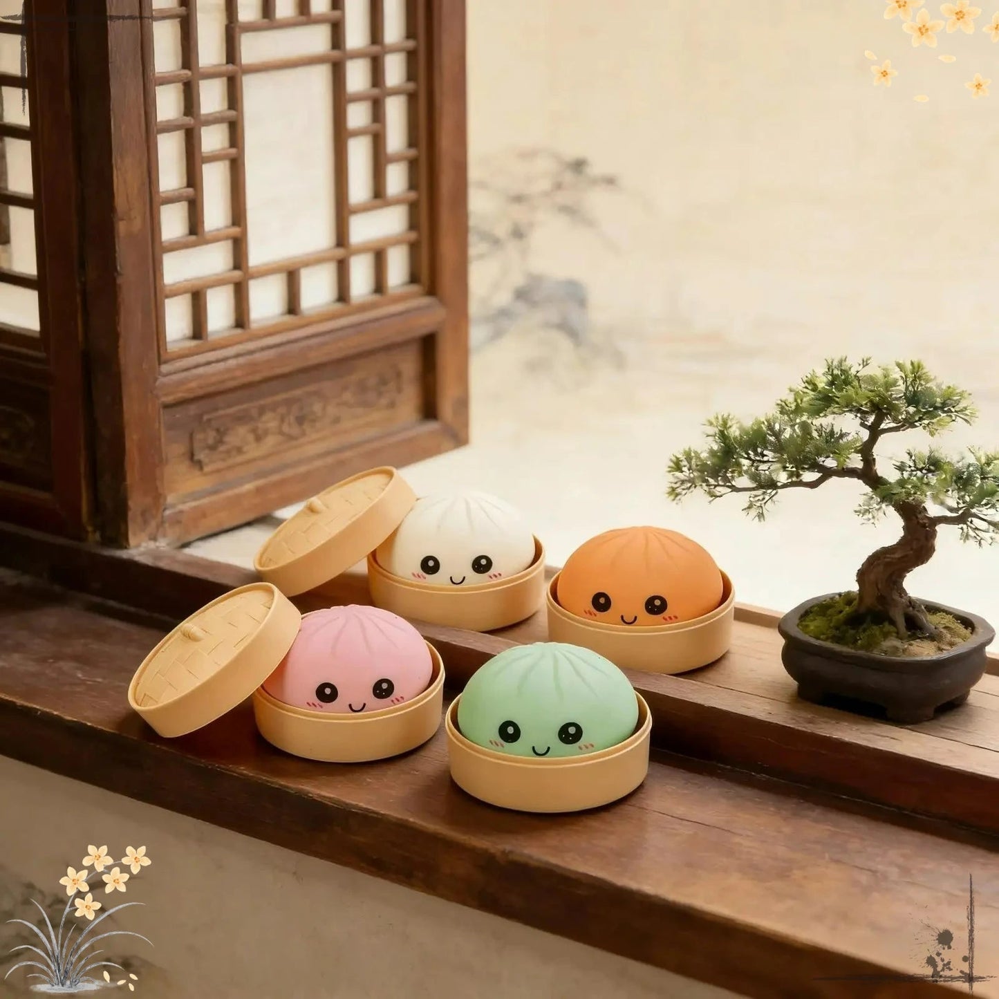 New Dumpling Squishy Toy Anti-Stress Toy for Hands Sensory Toy Adults Stress Relief Office Desk Toys Colors Squishy Stress Ball Zagiz