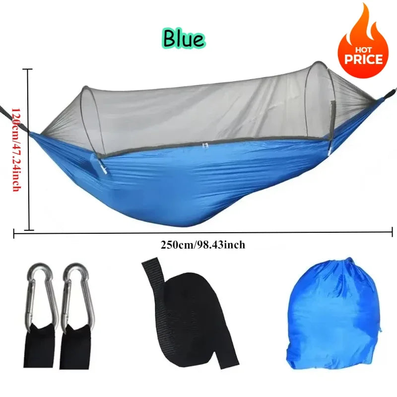 Outdoor Camping Hammock Hanging Bed with Mosquito Net Zagiz