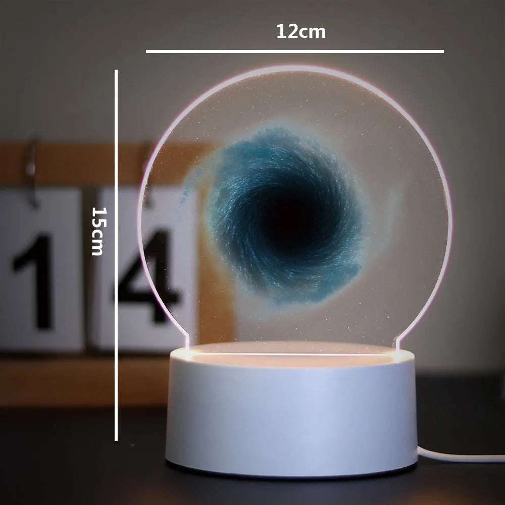 Black hole 3D Night Light Kids Toy Children'S Room Decor Birthday Gift Zagiz