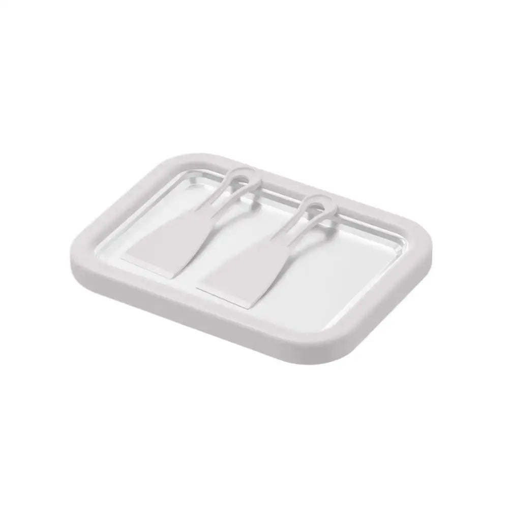 Ice Cream Maker Pan with 2 Scrapers Ice Cream Maker Plate Multifunctional Cold Sweet Fried Food Plate Rolled Ice Cream Maker Zagiz