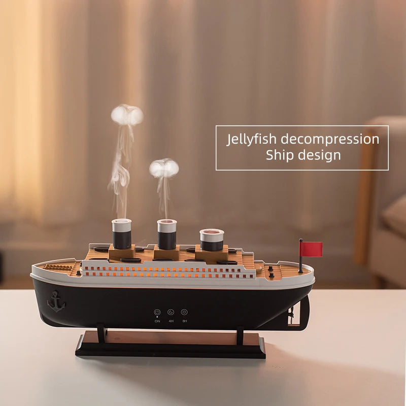 Titanic Ship Model Decoration Air Humidifier Oil Diffuser Zagiz