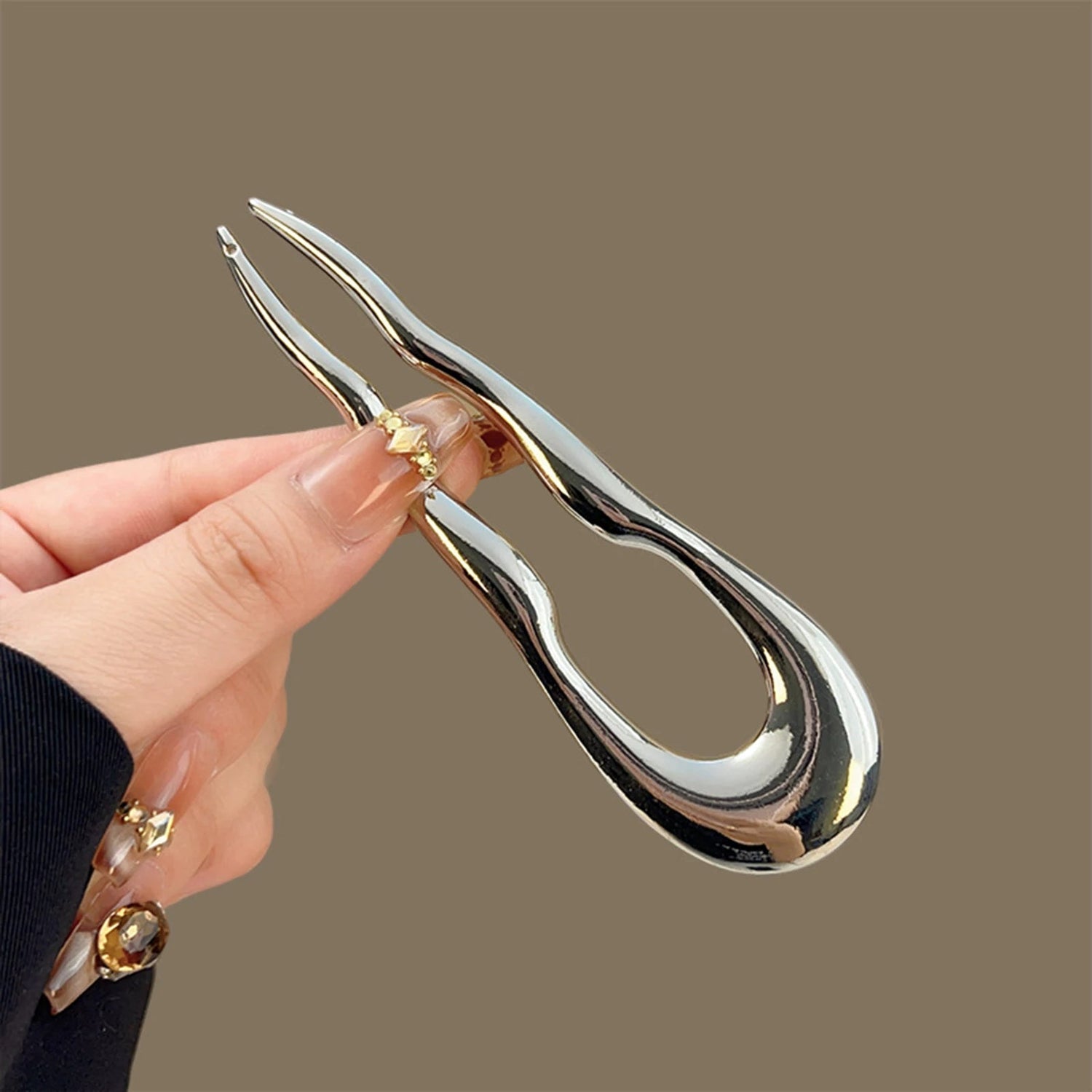 Vintage U Shape Hairpins Alloy Metal Hair Sticks Women Girls Hair Accessories for Bun Chignon Wedding Party Elegant Styling Zagiz