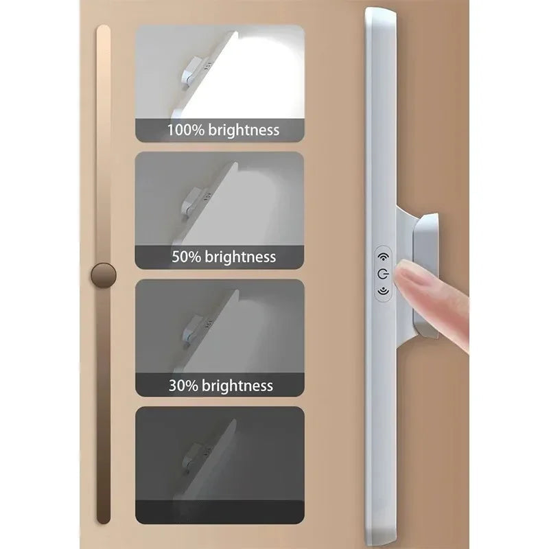 LED Makeup Mirror Light  5V USB Rechargeable Vanity Lamp Eye Protection Hanging Magnetic Desk Lamps Touch Switch Book Lights Zagiz