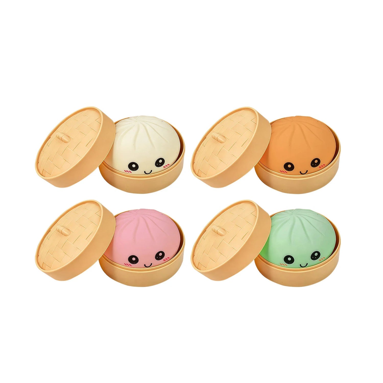 New Dumpling Squishy Toy Anti-Stress Toy for Hands Sensory Toy Adults Stress Relief Office Desk Toys Colors Squishy Stress Ball Zagiz