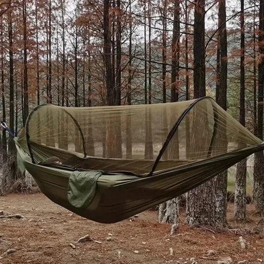 Outdoor Camping Hammock Hanging Bed with Mosquito Net Zagiz