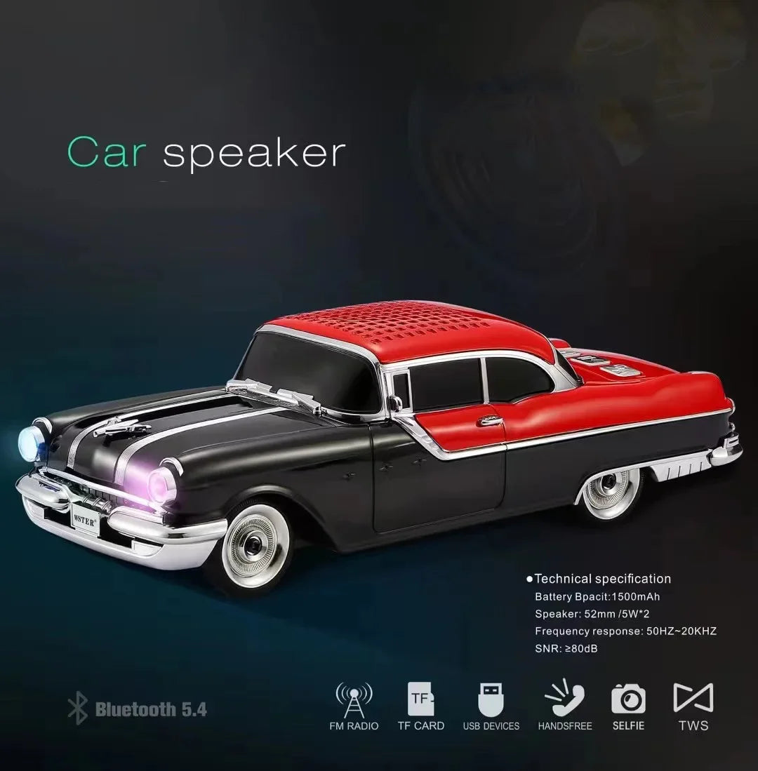 Classic Car Shaped Wireless Bluetooth Sound Box Zagiz