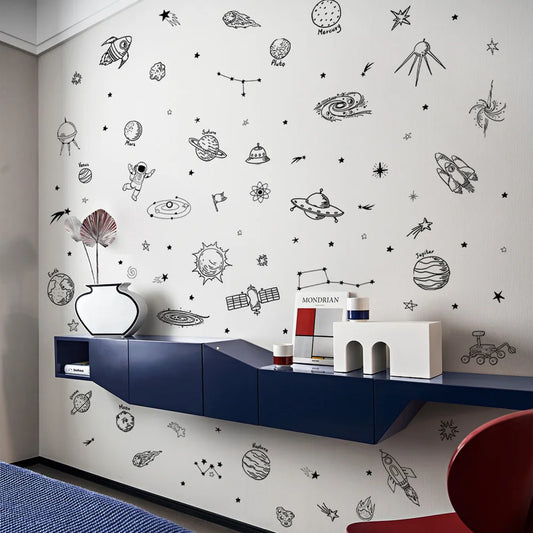 Universe Theme Pattern Wall Sticker