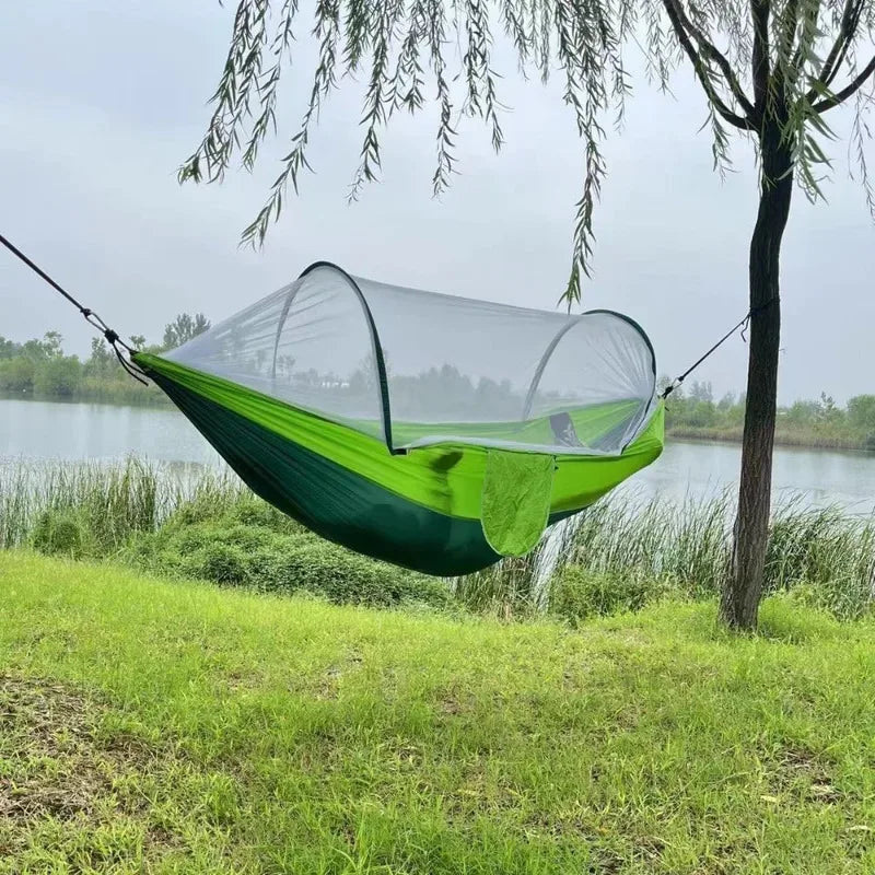 Outdoor Camping Hammock Hanging Bed with Mosquito Net Zagiz