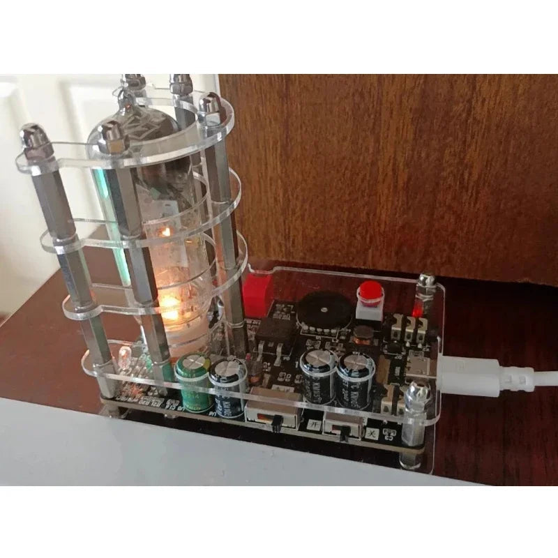 Digital Tube,Vu Meter Level Indicator Board,   6E2 Electronic Tube, Luminous Pickup, USB 5V Music Display, Vintage Ornaments Zagiz