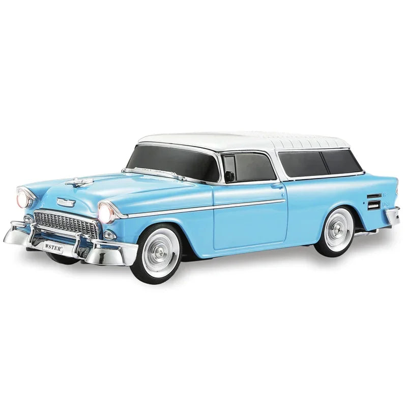 WS-1955 Retro Chevrolet Car Shaped Wireless Bluetooth Speakers Support TF USB FM AUX Playback with LED Light Type C Charging Zagiz